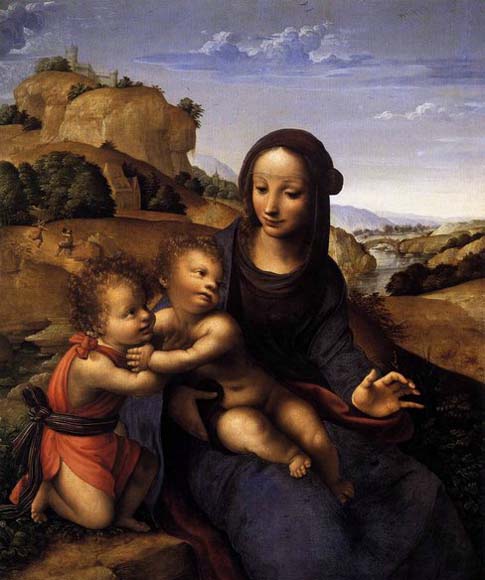 Madonna and Child with Infant St John